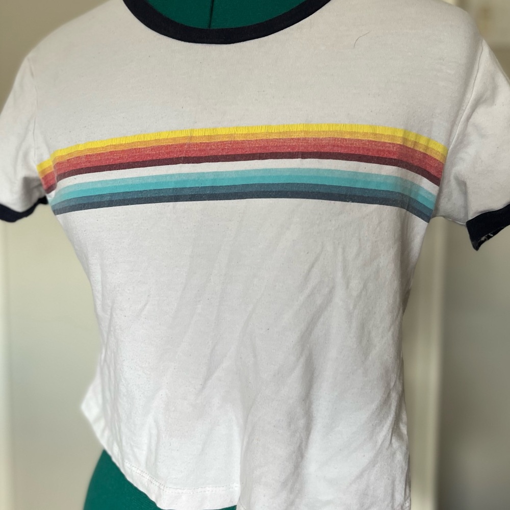 White crop top